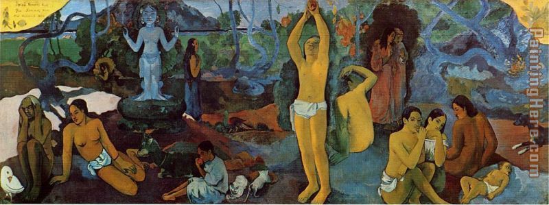 Where Do We Come From painting - Paul Gauguin Where Do We Come From art painting